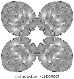 Abstract halftone lines background, creative geometric pattern, vector modern design texture for card, cover, poster, decoration.