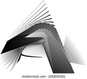 abstract halftone lines background, creative dynamic pattern, vector modern design texture