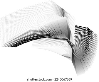 abstract halftone lines background, creative dynamic pattern, vector modern design texture