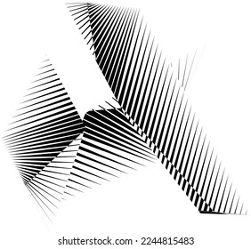 abstract halftone lines background, creative dynamic pattern, vector design texture