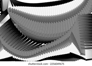 abstract halftone lines background, creative geometric dynamic pattern, vector modern design texture