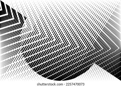 abstract halftone lines background, creative geometric dynamic pattern, vector modern design texture
