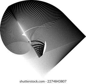 abstract halftone lines background, creative geometric dynamic pattern, vector modern design texture