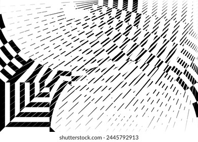 abstract halftone lines background, creative geometric dynamic pattern, vector modern design texture