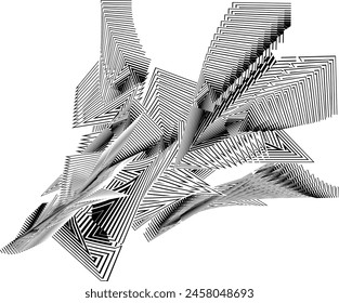 abstract halftone lines background, creative dynamic pattern, vector modern design texture