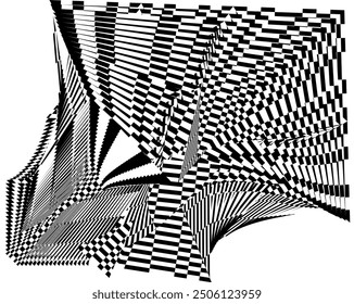 abstract halftone lines background, creative geometric pattern, vector modern design texture