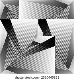 abstract halftone lines background, creative geometric dynamic pattern, vector modern design element