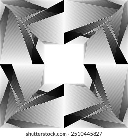 abstract halftone lines background, creative geometric dynamic pattern, vector modern design element