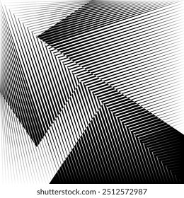 abstract halftone lines background, creative geometric dynamic pattern, vector modern design card, banner, cover, poster, flyer