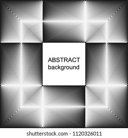 Abstract halftone lines background. Diagonal lines geometric pattern. Vector modern design black and white texture.