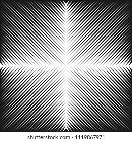 Abstract halftone lines background. Geometric diagonal lines pattern. Vector modern design black and white texture.