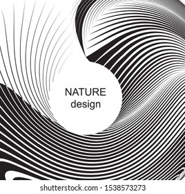Abstract halftone lines background, geometric dynamic pattern, vector modern design texture.