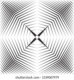 Abstract halftone lines background, geometric dynamic pattern, vector modern design texture.