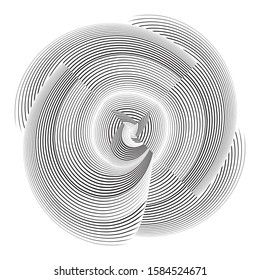 Abstract halftone lines background, geometric dynamic pattern, vector modern design texture.