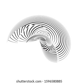 Abstract halftone lines background, geometric dynamic pattern, vector modern design texture.