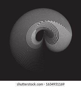 Abstract halftone lines background, geometric dynamic pattern, vector modern design texture.