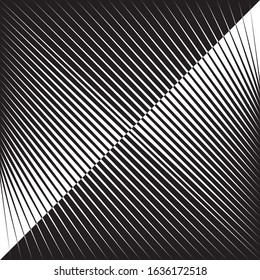 Abstract halftone lines background, geometric dynamic pattern, vector modern design texture for card, cover, poster, decoration.