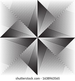 Abstract halftone lines background, geometric dynamic pattern, vector modern design texture.