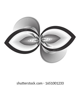Abstrakter Halbtonhintergrund, geometrisches dynamisches Muster, moderne Design-Struktur der Vektorillustration.