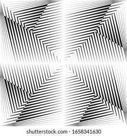 Abstract halftone lines background, geometric dynamic pattern, vector modern design texture.