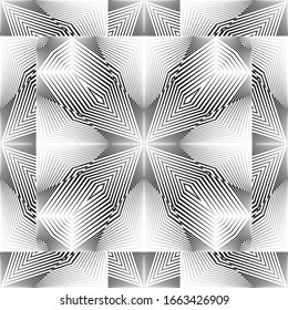 Abstract halftone lines background, geometric dynamic pattern, vector modern design texture for card, cover, poster, decoration.