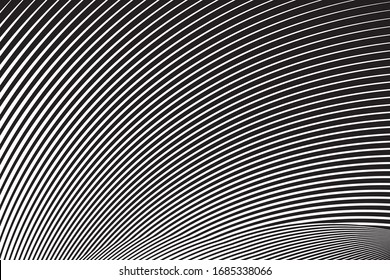 Abstract halftone lines background, geometric dynamic pattern, vector modern design texture.