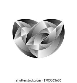 Fondo abstracto de líneas de medio tono, patrón geométrico dinámico, textura vectorial de diseño moderno.