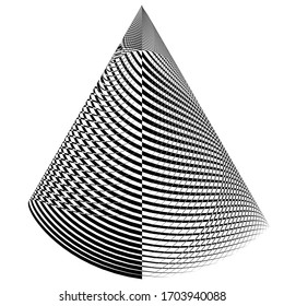 Abstract halftone lines background, geometric dynamic pattern, vector modern design texture.