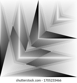 Abstrakter Halbtonhintergrund, geometrisches dynamisches Muster, moderne Design-Struktur der Vektorillustration.