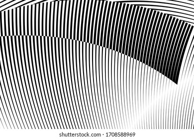 Abstract halftone lines background, geometric dynamic pattern, vector modern design texture for card, cover, poster, decoration.