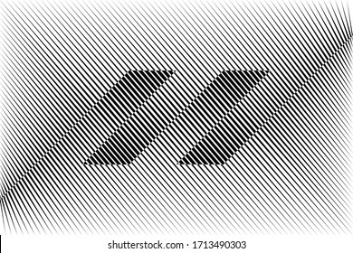 Fondo de líneas de medio tono abstracto, patrón dinámico geométrico, textura de diseño vectorial moderno para tarjeta, tapa, afiche, decoración.