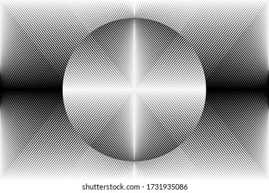 Abstract halftone lines background, geometric dynamic pattern, vector modern design texture for card, cover, poster, decoration.