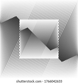 Abstract halftone lines background, geometric dynamic pattern, vector modern design texture for card, cover, poster, decoration.