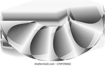 Resumen de fondo de líneas de medio tono, patrón dinámico geométrico, textura de diseño vectorial moderno para tarjeta, cubierta, afiche, decoración.