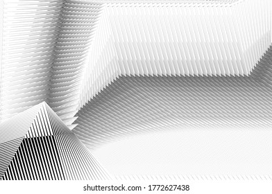 Abstract halftone lines background, geometric dynamic pattern, vector modern design texture for card, banner, poster, decoration.