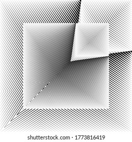 Abstract halftone lines background, geometric dynamic pattern, vector modern design texture for card, banner, frame, flyer, cover, poster, decoration.