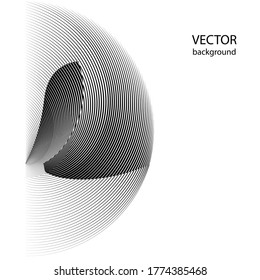 Abstract halftone lines background, geometric dynamic pattern, vector modern design texture for card, banner, flyer, cover, poster, decoration.