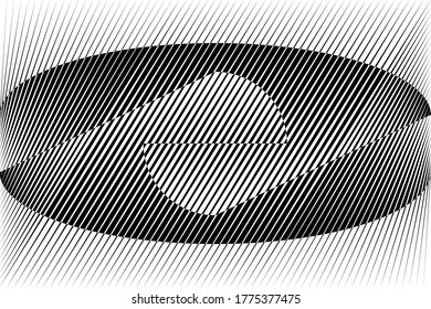 Abstrakte Halbtonlinien Hintergrund, geometrisches dynamisches Muster, Vektordesign-Struktur für Visitenkarten, Cover, Poster, Dekoration.