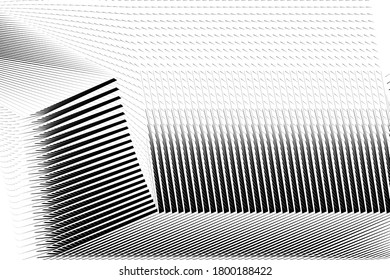 Abstract halftone lines background, geometric dynamic pattern, vector modern design texture for card, cover, poster, decoration.