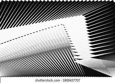 Abstract halftone lines background, geometric dynamic pattern, vector modern design texture for card, cover, poster, decoration.