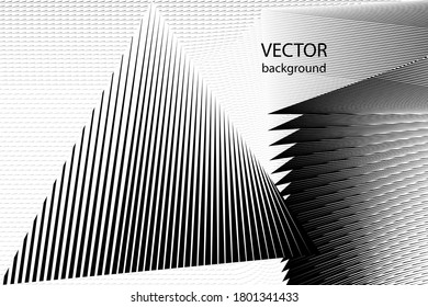 Abstract halftone lines background, geometric dynamic pattern, vector modern design texture for card, cover, poster,decoration.