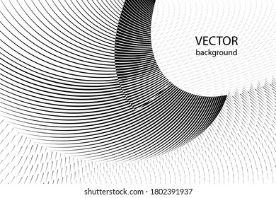 Resumen de fondo de líneas de medio tono, patrón dinámico geométrico, textura de diseño vectorial moderno para tarjeta, cubierta, afiche, decoración.