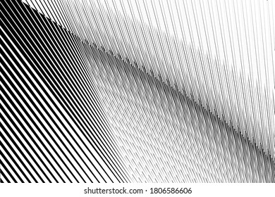 Abstract halftone lines background, geometric dynamic pattern, vector modern design texture for card, cover, poster, decoration.