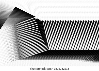 Abstract halftone lines background, geometric dynamic pattern, vector modern design texture for card, cover, poster, decoration.