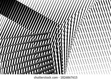 Abstract halftone lines background, geometric dynamic pattern, vector modern design texture.