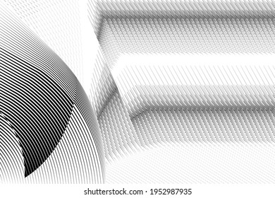 Resumen de fondo de líneas de medio tono, patrón dinámico geométrico, textura de diseño vectorial moderno para tarjeta, banner, afiche, cubierta, volante.