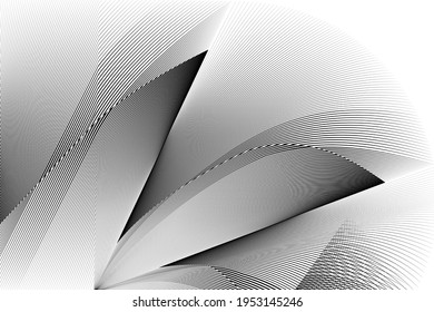Abstract halftone lines background, geometric dynamic pattern, vector modern design texture for card, banner, poster, cover, flyer.