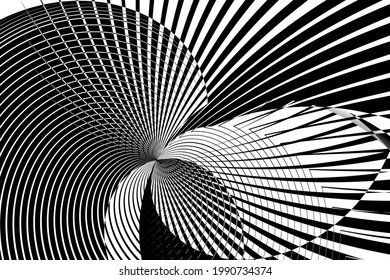 Resumen de fondo de líneas de medio tono, patrón dinámico geométrico, textura de diseño moderno vectorial.