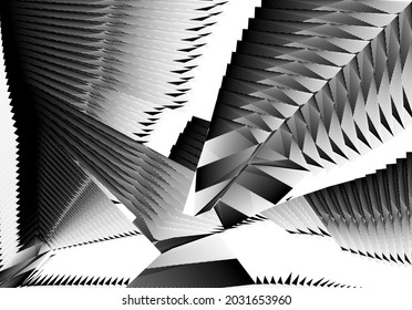 Abstrakte Halbtonlinien Hintergrund, geometrisches dynamisches Muster, Vektordesign-Textur.