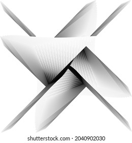 Abstract halftone lines background, geometric dynamic pattern, vector modern design texture.